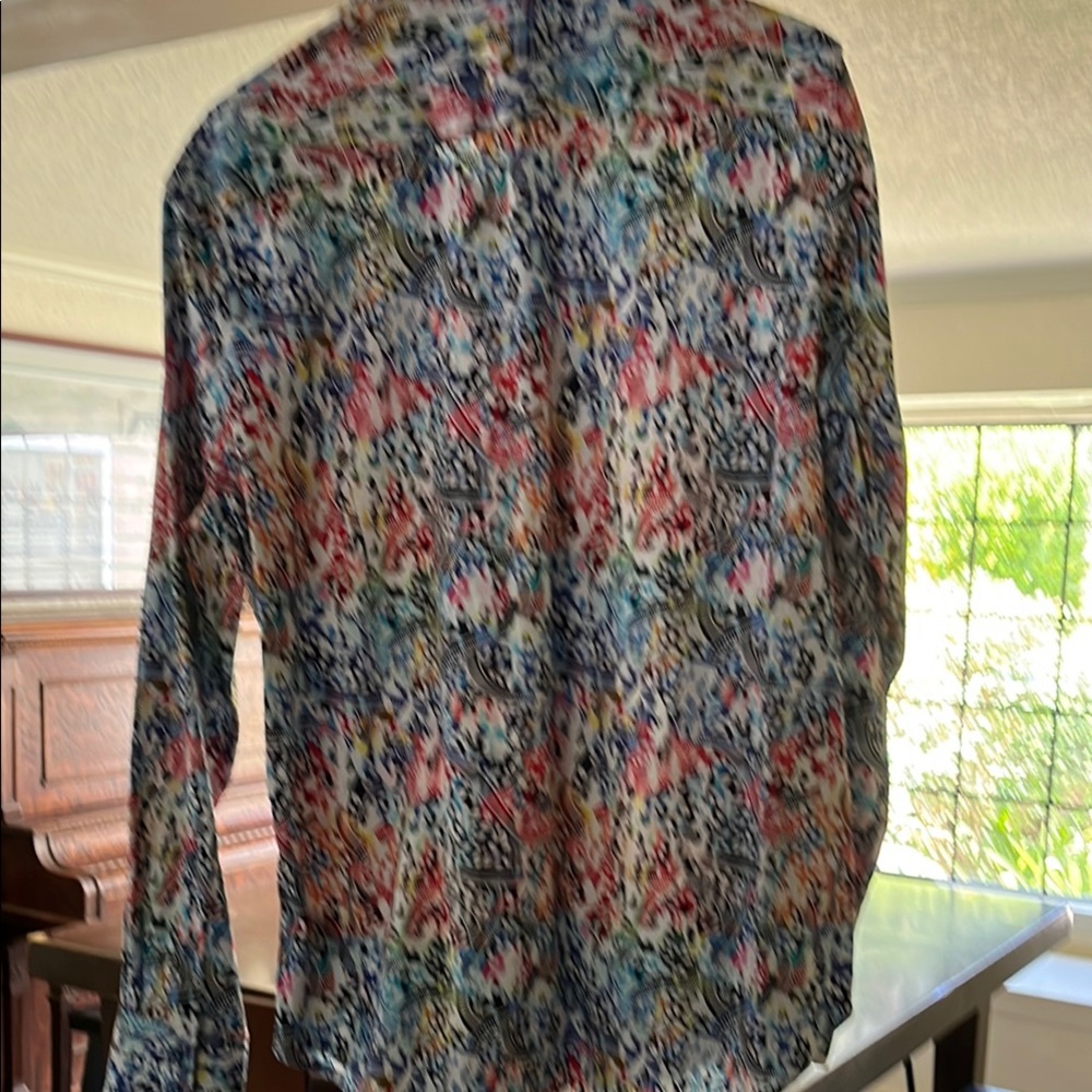Robert Graham Multicolor Abstract Long Sleeve Shirt - Picture 6 of 8